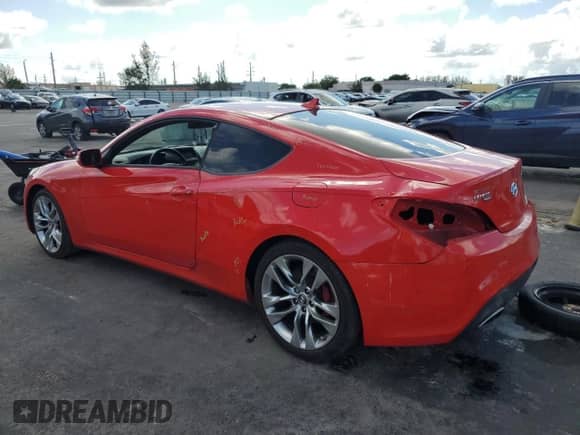 2013 Hyundai Genesis Coupe Premium с VIN KMHHT6KD2DU104903, выставлен на аукционе Copart как лот 82568585 с пробегом 86 821 миль миль и Списание • Salvage title. История ставок и продаж доступна на DreamBid. Изображение 2.