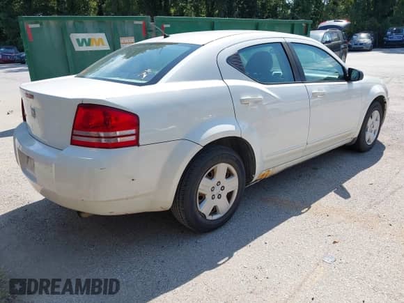2008 Dodge Avenger SE with VIN 1B3LC46K48N575786, listed as a IAAI auction lot 43176845 with 155,074 mi miles and . Bid and sale history available at DreamBid. Image 4.