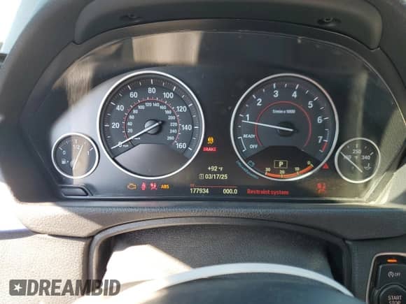 2015 BMW 4 Series 435i with VIN WBA4B1C51FG241152, listed as a Copart auction lot 80579785 with 177,934 mi miles and Salvage title. Bid and sale history available at DreamBid. Image 9.