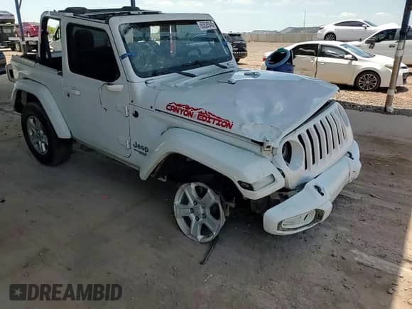 2020 Jeep Wrangler Sport S with VIN 1C4GJXAG8LW236820, listed as a Copart auction lot 63528545 with 63,934 mi miles and Salvage title. Bid and sale history available at DreamBid. Image 14.