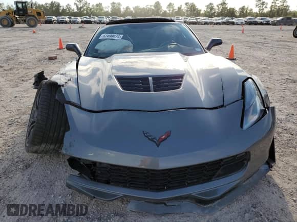 2015 Chevrolet Corvette Z06 3LZ with VIN 1G1YU2D64F5605404, listed as a Copart auction lot 62499074 with 23,299 mi miles and Salvage title. Bid and sale history available at DreamBid. Image 5.