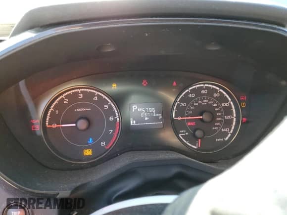2017 Subaru Impreza with VIN 4S3GKAA69H3606070, listed as a Copart auction lot 85284055 with 83,713 mi miles and Salvage title. Bid and sale history available at DreamBid. Image 9.