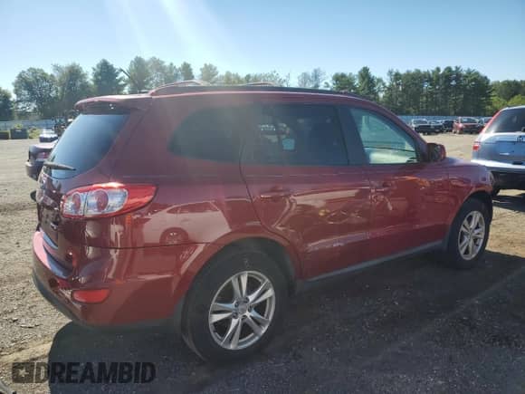 2012 Hyundai Santa Fe SE with VIN 5XYZHDAGXCG162350, listed as a Copart auction lot 70874435 with 163,084 mi miles and Salvage title. Bid and sale history available at DreamBid. Image 3.