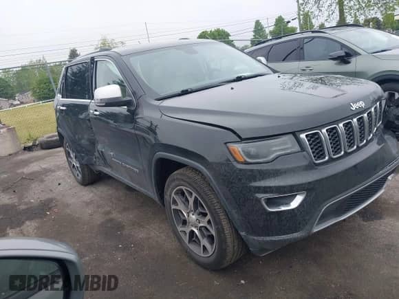 2019 Jeep Grand Cherokee Limited with VIN 1C4RJFBG2KC608718, listed as a IAAI auction lot 42253932 with 126,597 mi miles and . Bid and sale history available at DreamBid. Image 1.