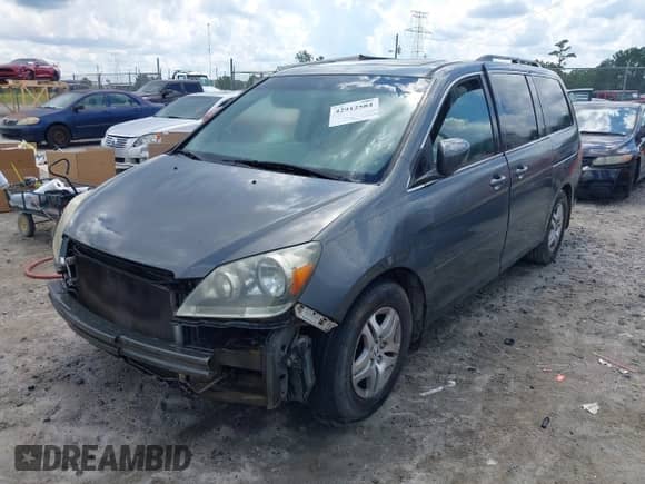 2007 Honda Odyssey EX-L с VIN 5FNRL38627B461804, выставлен на аукционе IAAI как лот 42912584 с пробегом 250 659 миль миль и . История ставок и продаж доступна на DreamBid. Изображение 2.
