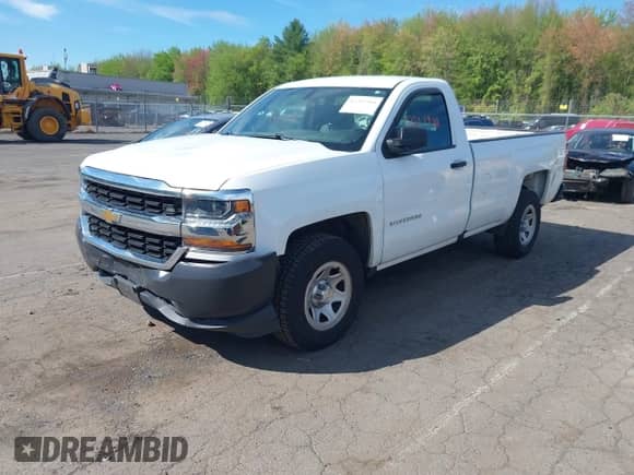 2018 Chevrolet Silverado 1500 Work Truck z VIN 1GCNCNEH0JZ294408, wystawiony jako IAAI lot #42211988 z przebiegiem 116 712 mil mil oraz . Historia ofert i sprzedaży dostępna na DreamBid. Obrazek 2.