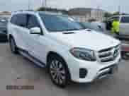 2018 Mercedes-Benz GLS 450 with VIN 4JGDF6EE1JB026583, listed as a IAAI auction lot 43255188 with 84,647 mi miles and . Bid and sale history available at DreamBid. Image 1.