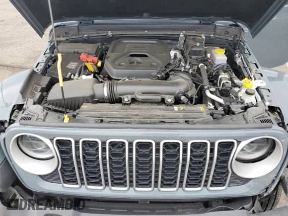 2024 Jeep Wrangler Sahara с VIN 1C4PJXEN7RW126407, выставлен на аукционе Copart как лот 67808545 с пробегом 14 854 миль миль и Списание • Salvage title. История ставок и продаж доступна на DreamBid. Изображение 12.