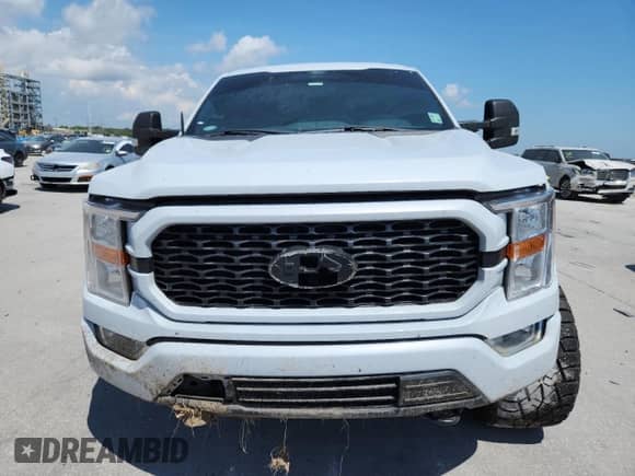 2022 Ford F-150 XL with VIN 1FTFW1E51NKE48374, listed as a Copart auction lot 71991735 with 97,783 mi miles and Salvage title. Bid and sale history available at DreamBid. Image 5.