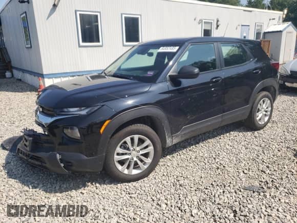 2023 Chevrolet TrailBlazer LS with VIN KL79MNSL8PB011257, listed as a Copart auction lot 64952485 with 44,034 mi miles and Salvage title. Bid and sale history available at DreamBid. Image 1.