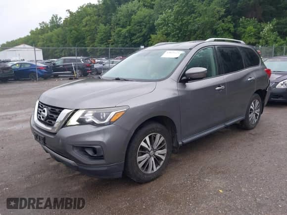 2017 Nissan Pathfinder S with VIN 5N1DR2MM4HC689353, listed as a IAAI auction lot 43025525 with 102,589 mi miles and . Bid and sale history available at DreamBid. Image 17.