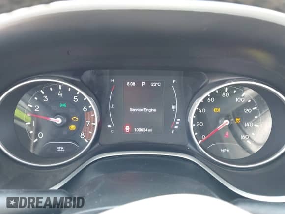 2019 Jeep Compass Altitude z VIN 3C4NJCBB5KT726882, wystawiony jako IAAI lot #42662008 z przebiegiem 100 634 mil mil oraz . Historia ofert i sprzedaży dostępna na DreamBid. Obrazek 7.