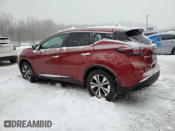 2019 Nissan Murano S with VIN 5N1AZ2MJ7KN166557, listed as a Copart auction lot 41641175 with 46,661 mi miles and Non repairable. Bid and sale history available at DreamBid. Image 2.