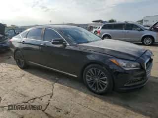 2015 Hyundai Genesis 3.8L z VIN KMHGN4JE3FU071370, wystawiony jako Copart lot #68129914 z przebiegiem 131 112 mil mil oraz Szkoda całkowita • Salvage title. Historia ofert i sprzedaży dostępna na DreamBid. Obrazek 4.