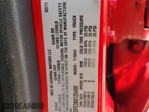 2011 Chevrolet Colorado 2LT с VIN 1GCHTDFE3B8125499, выставлен на аукционе Copart как лот 70224795 с пробегом 115 896 миль миль и Списание • Salvage title. История ставок и продаж доступна на DreamBid. Изображение 13.
