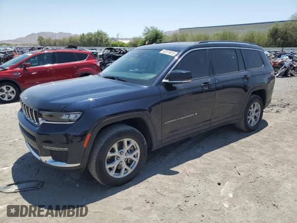 2023 Jeep Grand Cherokee Limited with VIN 1C4RJJBG4P8745673, listed as a Copart auction lot 62519415 with 48,457 mi miles and Salvage title. Bid and sale history available at DreamBid. Image 1.