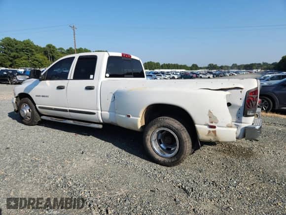 2004 Dodge 3500 SLT с VIN 3D7MA48C24G257821, выставлен на аукционе Copart как лот 71978215 с пробегом 304 941 миль миль и Списание • Salvage title. История ставок и продаж доступна на DreamBid. Изображение 2.
