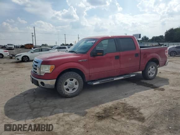 2010 Ford F-150 XL with VIN 1FTFW1CV4AFD66158, listed as a Copart auction lot 80960765 with 125,660 mi miles and Salvage title. Bid and sale history available at DreamBid. Image 1.