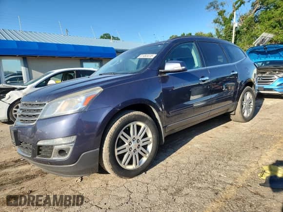 2014 Chevrolet Traverse LT with VIN 1GNKVGKD0EJ137225, listed as a Copart auction lot 61463415 with 255,119 mi miles and Non repairable. Bid and sale history available at DreamBid. Image 1.
