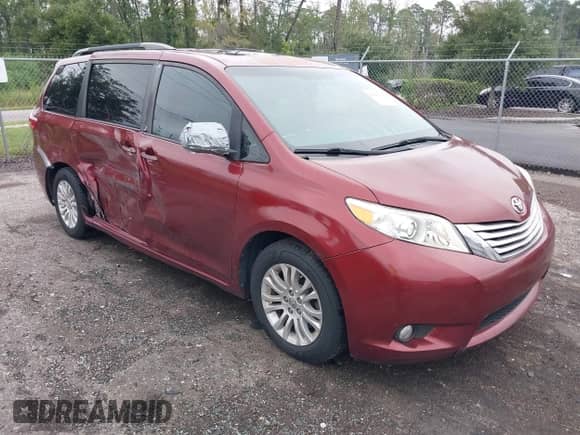 2016 Toyota Sienna XLE with VIN 5TDYK3DCXGS747888, listed as a IAAI auction lot 42941019 with 188,604 mi miles and . Bid and sale history available at DreamBid. Image 1.