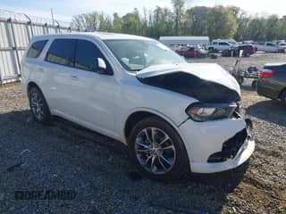 2020 Dodge Durango GT Plus with VIN 1C4RDHDG4LC185934, listed as a IAAI auction lot 41902513 with 81,396 mi miles and . Bid and sale history available at DreamBid. Image 1.