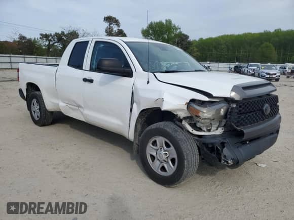 2019 Toyota Tundra SR z VIN 5TFUM5F11KX083791, wystawiony jako Copart lot #44741785 z przebiegiem 209 889 mil mil oraz Szkoda całkowita • Salvage title. Historia ofert i sprzedaży dostępna na DreamBid. Obrazek 4.