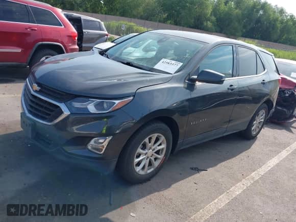 2019 Chevrolet Equinox LT with VIN 2GNAXJEV3K6247122, listed as a IAAI auction lot 42583377 with 83,549 mi miles and . Bid and sale history available at DreamBid. Image 2.