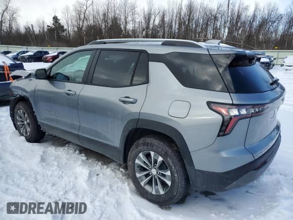 2025 Chevrolet Equinox AWD LT z VIN 3GNAXPEG8SL154290, wystawiony jako Copart lot #43781965 z przebiegiem 579 mil mil oraz Szkoda całkowita • Salvage title. Historia ofert i sprzedaży dostępna na DreamBid. Obrazek 2.