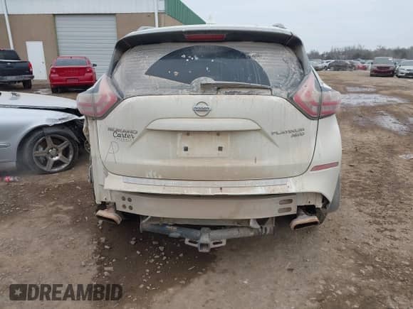 2017 Nissan Murano S with VIN 5N1AZ2MH0HN185795, listed as a IAAI auction lot 41557000 with 182,687 mi miles and . Bid and sale history available at DreamBid. Image 6.