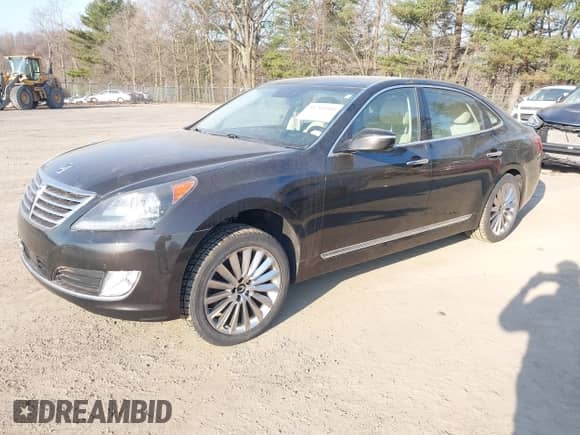 2014 Hyundai Equus Ultimate z VIN KMHGH4JH8EU090173, wystawiony jako IAAI lot #41763918 z przebiegiem 149 680 mil mil oraz . Historia ofert i sprzedaży dostępna na DreamBid. Obrazek 2.