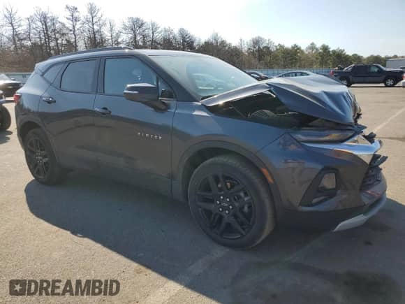 2022 Chevrolet Blazer LT с VIN 3GNKBJRS7NS208946, выставлен на аукционе Copart как лот 54530475 с пробегом 27 569 миль миль и Списание • Salvage title. История ставок и продаж доступна на DreamBid. Изображение 4.
