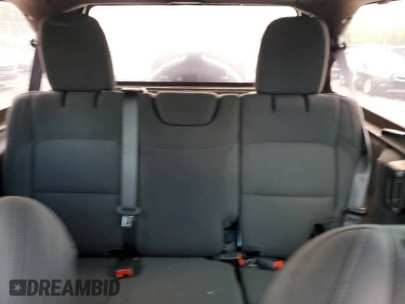 2022 Jeep Wrangler Unlimited Sahara with VIN 1C4HJXENXNW244773, listed as a Copart auction lot 59694095 with 21,871 mi miles and Salvage title. Bid and sale history available at DreamBid. Image 10.