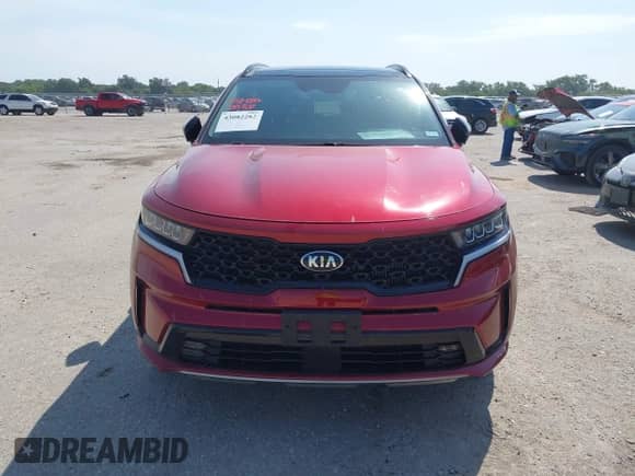 2021 Kia Sorento EX with VIN 5XYRH4LF2MG035520, listed as a IAAI auction lot 43082282 with 95,850 mi miles and . Bid and sale history available at DreamBid. Image 12.