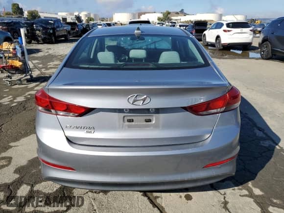 2017 Hyundai Elantra SE with VIN 5NPD74LF0HH073596, listed as a Copart auction lot 87018875 with 198,975 mi miles and Salvage title. Bid and sale history available at DreamBid. Image 6.