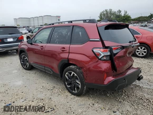 2025 Subaru Forester Limited z VIN JF2SLDRC5SH489571, wystawiony jako Copart lot #89181305 z przebiegiem 226 mil mil oraz Szkoda całkowita • Salvage title. Historia ofert i sprzedaży dostępna na DreamBid. Obrazek 2.