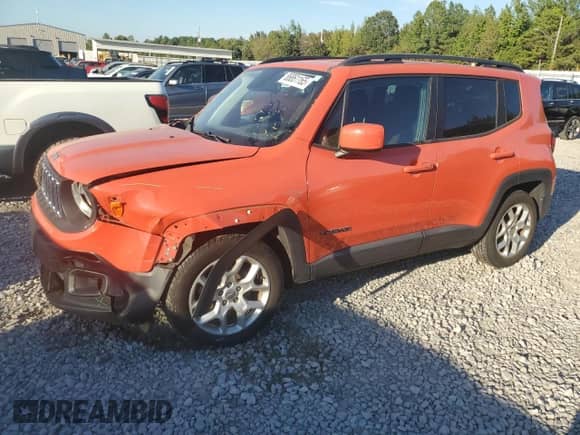 2018 Jeep Renegade Latitude with VIN ZACCJABB5JPH83813, listed as a Copart auction lot 86861165 with 118,230 mi miles and Salvage title. Bid and sale history available at DreamBid. Image 1.