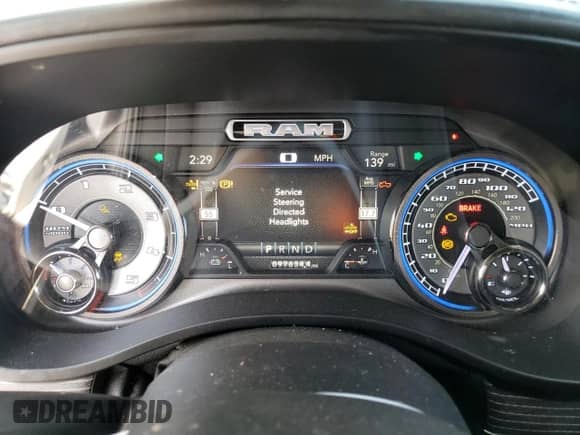 2020 Ram 1500 Limited z VIN 1C6SRFHM7LN250293, wystawiony jako Copart lot #42010765 z przebiegiem 97 634 mil mil oraz Szkoda całkowita • Salvage title. Historia ofert i sprzedaży dostępna na DreamBid. Obrazek 9.