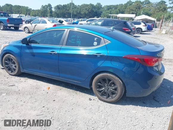 2014 Hyundai Elantra Limited with VIN KMHDH4AE8EU111659, listed as a IAAI auction lot 43136226 with 157,725 mi miles and . Bid and sale history available at DreamBid. Image 3.