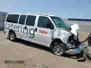 2014 Chevrolet Express Cargo with VIN 1GCSGAFX0E1157270, listed as a Copart auction lot 59012945 with Not provided miles and Salvage title. Bid and sale history available at DreamBid. Image 4.