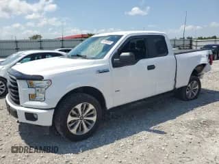 2017 Ford F-150 XL with VIN 1FTEX1EP6HKC42093, listed as a Copart auction lot 68509855 with 154,391 mi miles and Salvage title. Bid and sale history available at DreamBid. Image 1.