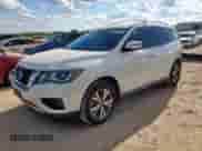 2017 Nissan Pathfinder SV with VIN 5N1DR2MN3HC912328, listed as a Copart auction lot 81646675 with 110,675 mi miles and Salvage title. Bid and sale history available at DreamBid. Image 1.