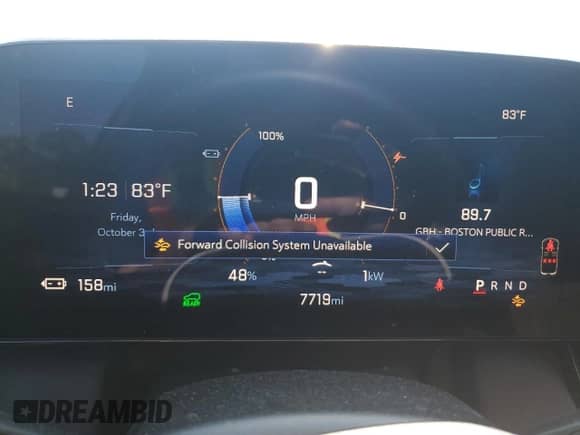 2025 Chevrolet Equinox EV LT with VIN 3GN7DLRR4SS151030, listed as a Copart auction lot 84456785 with 7,719 mi miles and Salvage title. Bid and sale history available at DreamBid. Image 9.