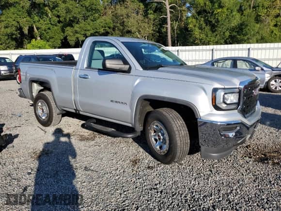 2017 GMC Sierra 1500 with VIN 1GTN1LEH4HZ107725, listed as a Copart auction lot 81550255 with 41,182 mi miles and Salvage title. Bid and sale history available at DreamBid. Image 4.