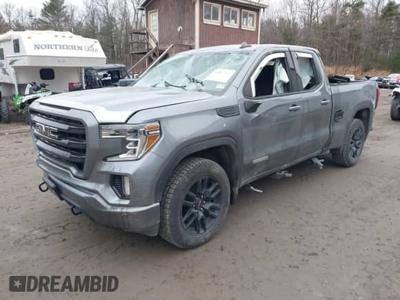 2020 GMC Sierra 1500 Elevation with VIN 1GTR9CEK2LZ332806, listed as a IAAI auction lot 41107117 with 85,369 mi miles and . Bid and sale history available at DreamBid. Image 2.