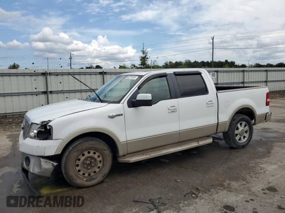 2007 Ford F-150 XLT with VIN 1FTPW12V47KA96001, listed as a Copart auction lot 84276695 with 120,479 mi miles and Salvage title. Bid and sale history available at DreamBid. Image 1.
