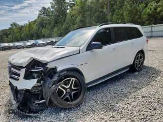 2018 Mercedes-Benz GLS 550 with VIN 4JGDF7DE7JB130146, listed as a Copart auction lot 70267295 with 57,157 mi miles and Salvage title. Bid and sale history available at DreamBid. Image 1.