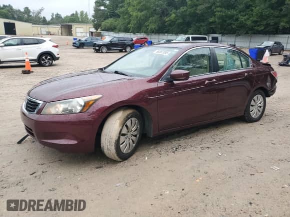2009 Honda Accord LX with VIN 1HGCP26379A122708, listed as a Copart auction lot 66387955 with 123,925 mi miles and Salvage title. Bid and sale history available at DreamBid. Image 1.