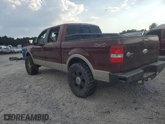 2007 Ford F-150 XLT with VIN 1FTPW14V57KB55795, listed as a Copart auction lot 81300665 with 155,648 mi miles and Salvage title. Bid and sale history available at DreamBid. Image 2.