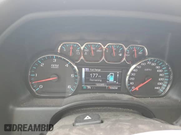 2015 Chevrolet Silverado 1500 LTZ with VIN 3GCUKSEC3FG517811, listed as a Copart auction lot 68880125 with 183,389 mi miles and Salvage title. Bid and sale history available at DreamBid. Image 9.