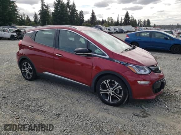 2017 Chevrolet Bolt EV Premier z VIN 1G1FX6S0XH4158011, wystawiony jako Copart lot #68499473 z przebiegiem 71 484 mil mil oraz . Historia ofert i sprzedaży dostępna na DreamBid. Obrazek 4.
